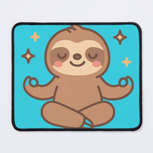 Item preview, Sparkling Meditating Sloth designed and sold by kyokugen.