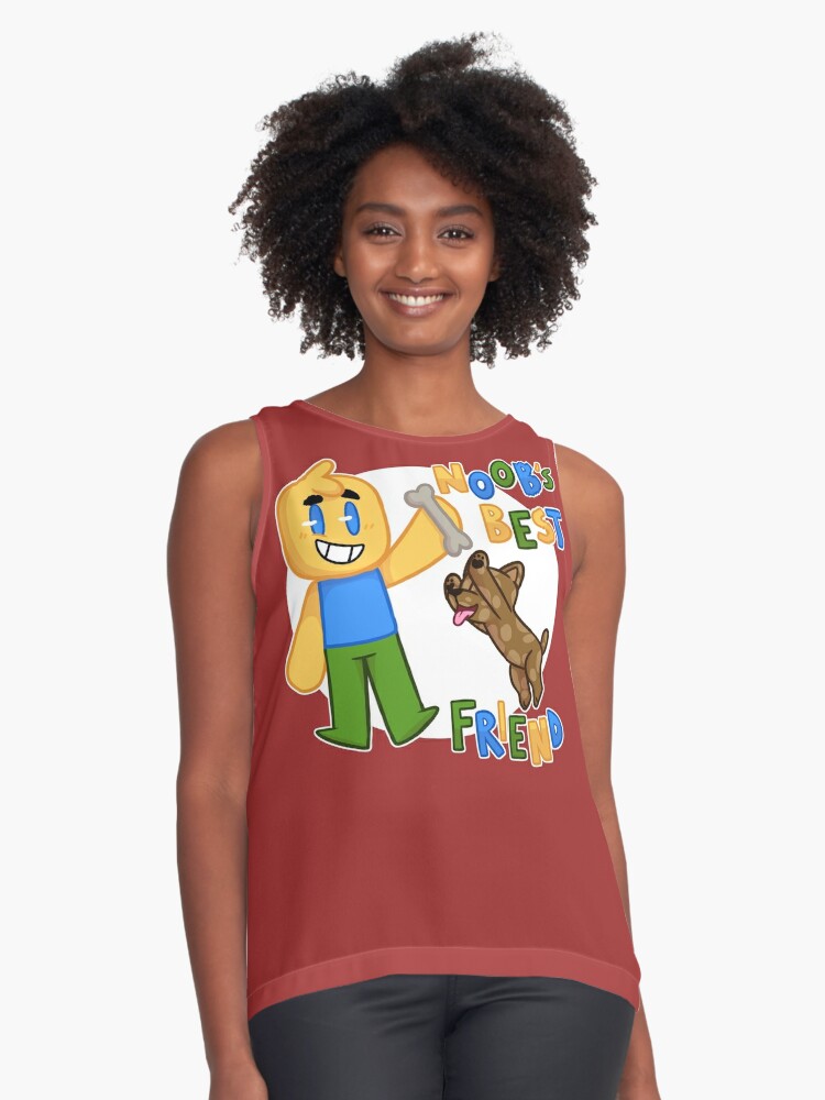 Roblox Noob With Dog Roblox Inspired T Shirt Sleeveless Top By Smoothnoob Redbubble - roblox noob with dog roblox inspired t shirt laptop skin by smoothnoob redbubble