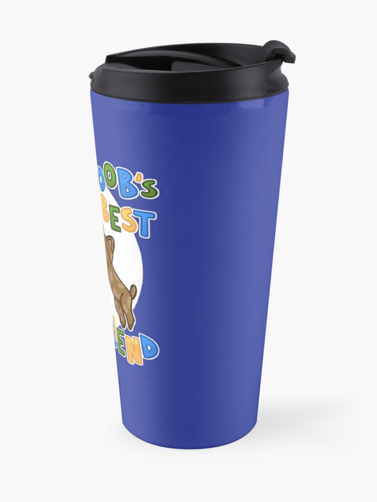 Noobs Best Friend Roblox Noob With Dog Roblox Inspired T Shirt Travel Mug - roblox noob mugs redbubble