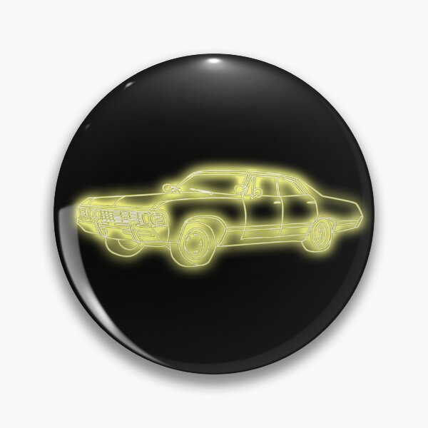 Item preview, Neon yellow Impala 67 designed and sold by Lune's crazy world.
