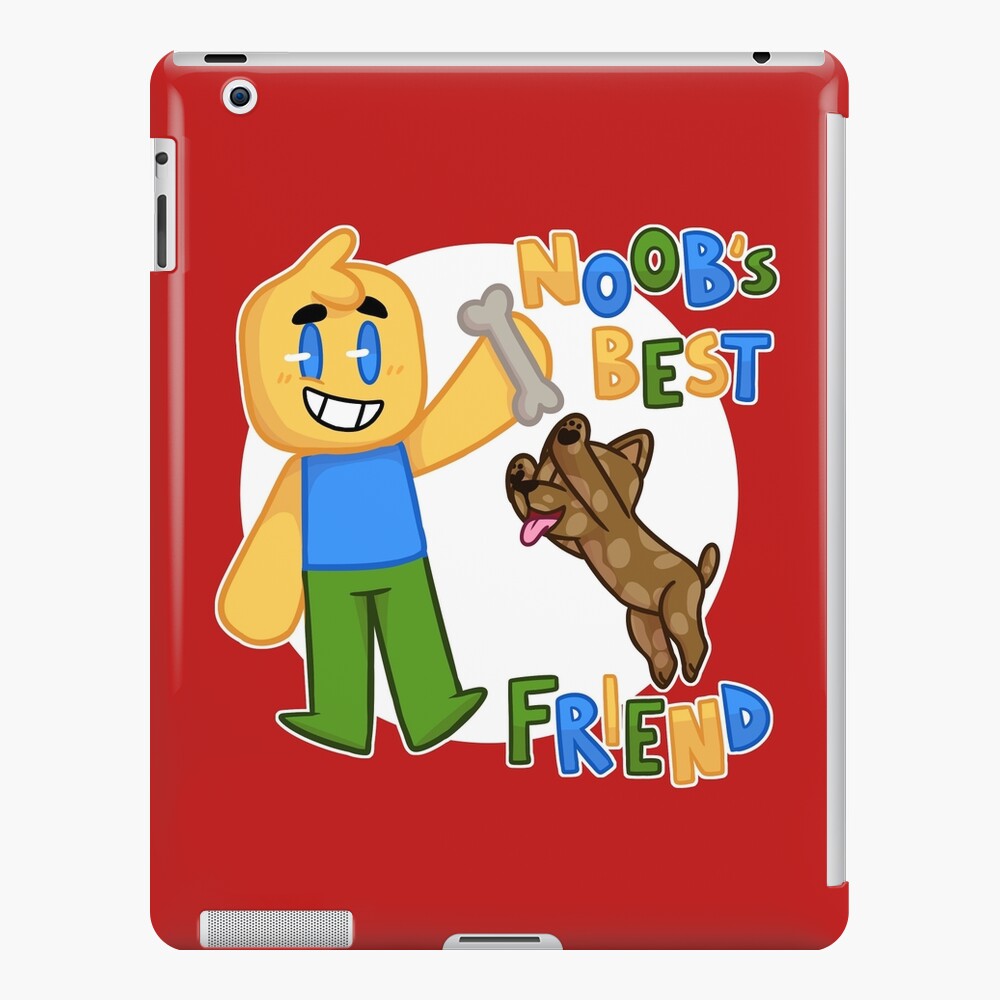 Noobs Best Friend Roblox Noob With Dog Roblox Inspired T Shirt Ipad Case Skin - 