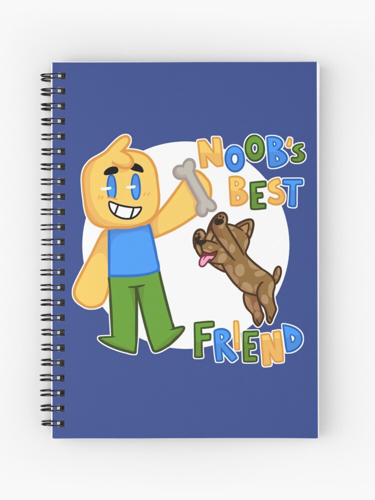 Roblox Noob With Dog Roblox Inspired T Shirt Spiral Notebook By Smoothnoob Redbubble - smile dog roblox