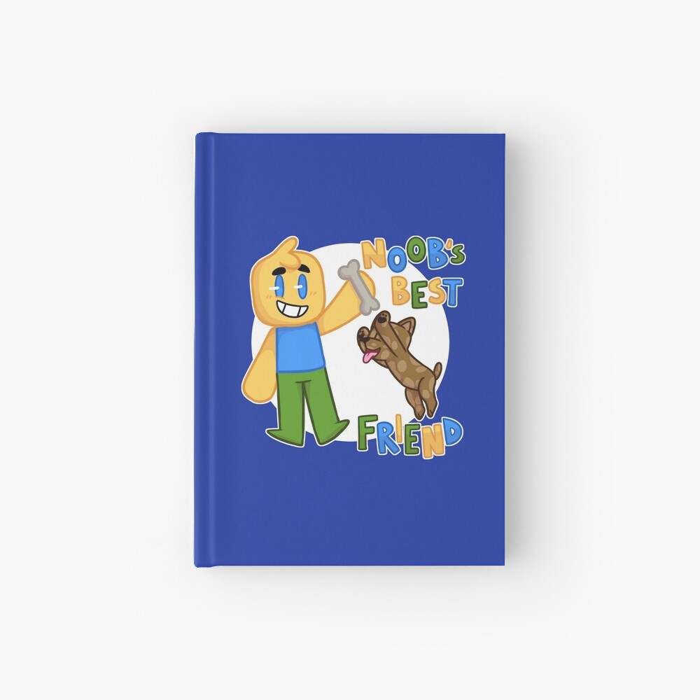 Roblox Noob With Dog Roblox Inspired T Shirt Hardcover Journal By Smoothnoob Redbubble - noob and a dog roblox