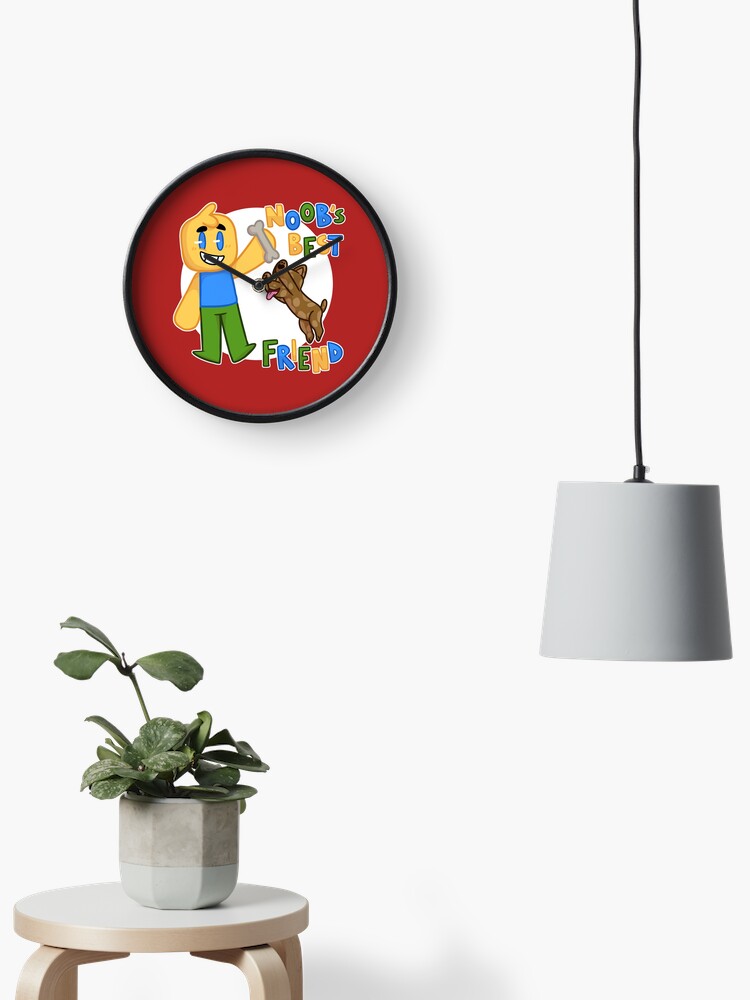 Roblox Noob With Dog Roblox Inspired T Shirt Clock By Smoothnoob Redbubble - roblox noob with dog roblox inspired t shirt laptop skin by smoothnoob redbubble