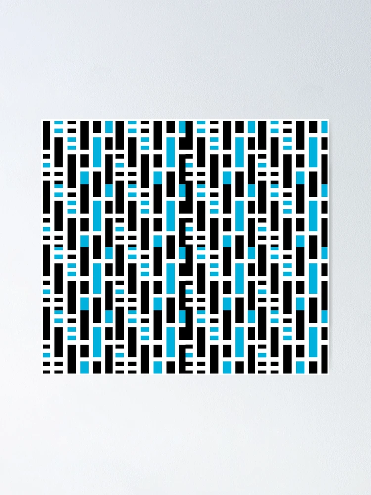 Thumbnail 1 of 3, Poster, Linear Sequence Pattern Design designed and sold by DFLC Prints.