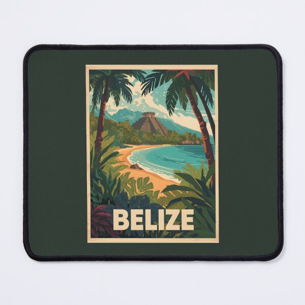 Item preview, A Vintage Illustration of Belize  designed and sold by GoodOldVintage.