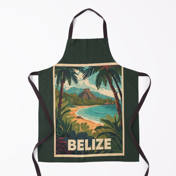 Item preview, A Vintage Illustration of Belize designed and sold by GoodOldVintage.