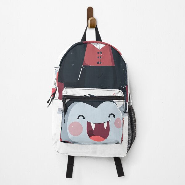 Item preview, Cartoon Dracula with cape and fangs holding wine designed and sold by DualEnergy.