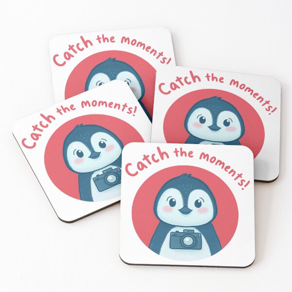 Item preview, Catch the Moments Penguin Sticker designed and sold by kacperartdesign.