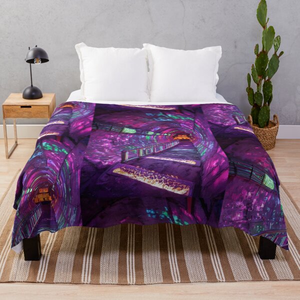 Item preview, Neon Universe Tunnel – A Journey of Light and Shadow Into the Future designed and sold by MyyVibe.