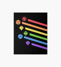 Lámina rígida Rainbow Polyhedral Dice Set