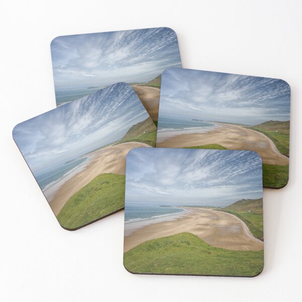 Item preview, Rhossili Bay beach on the Gower peninsular in Wales UK designed and sold by John Gilham - Landscape Photography.