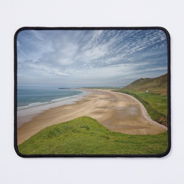 Item preview, Rhossili Bay beach on the Gower peninsular in Wales UK designed and sold by John Gilham - Landscape Photography.