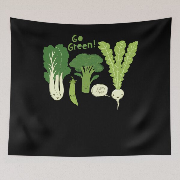 Item preview, Go Green (Leafy Green) Happy Garden Vegetables designed and sold by LurduMolina84.