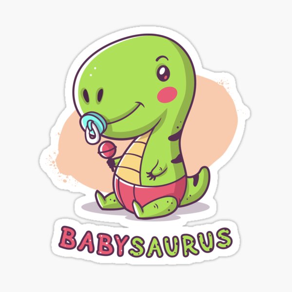 Babysaurus Rex Sticker