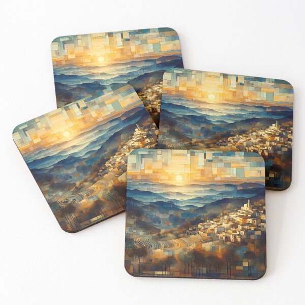 Item preview, Autumn Sunrise Over Andalusia | Spanish Landscape Wall Art  designed and sold by Stoneflower-Art.