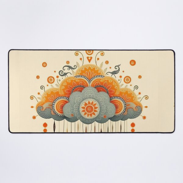 Item preview, Playful Cloud with Rain – Vibrant Decorative Sky Illustration designed and sold by SpeckAndLook.