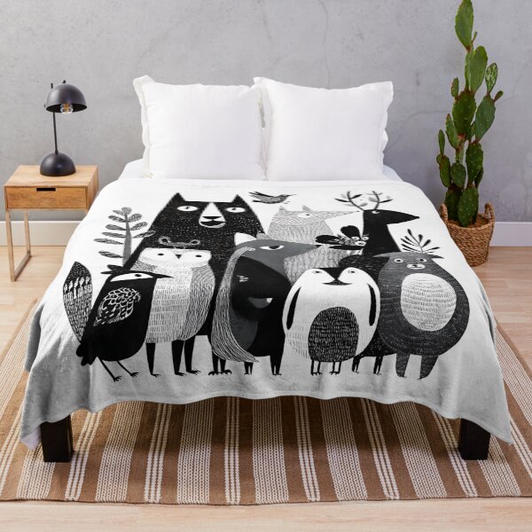 Item preview, STYLIZED FOREST ANIMALS WALLPAPER TEMPLATE designed and sold by infinitearte.