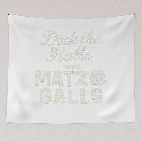 Item preview, Deck the Halls with Matzo Balls designed and sold by DietharThomas.