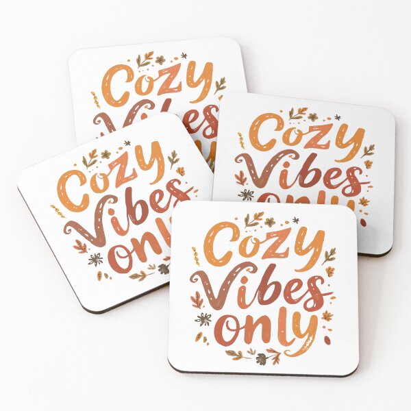 Item preview, Cozy Vibes Only – Autumn Quote Design designed and sold by Pixel--Threads.