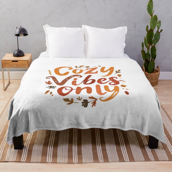 Item preview, Cozy Vibes Only – Autumn Quote Design designed and sold by Pixel--Threads.