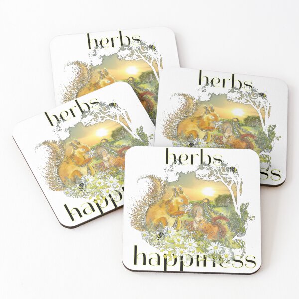 Item preview, Herbs and happiness, herbology, herbalist, black lettering  designed and sold by MiFree.