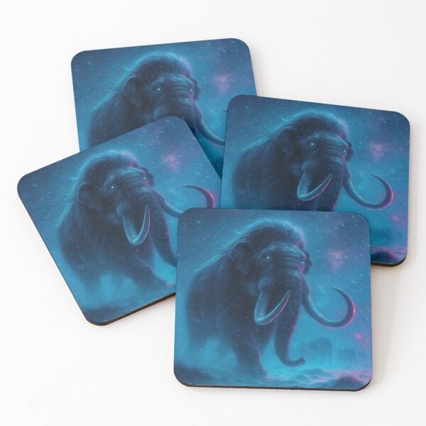 Item preview, Majestic cyberpunk mammoth in a blizzard designed and sold by BreakingWorse.