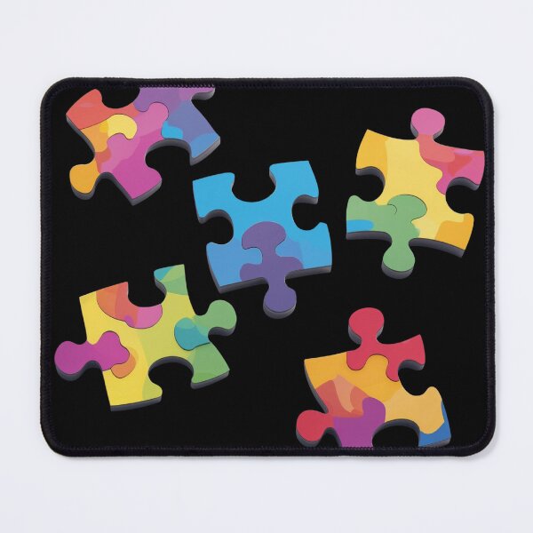 Item preview, Vibrant Jigsaw Puzzle Pieces designed and sold by 0606PM.