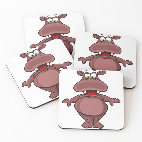 Item preview, The surprised hippo designed and sold by AnGodeSign.