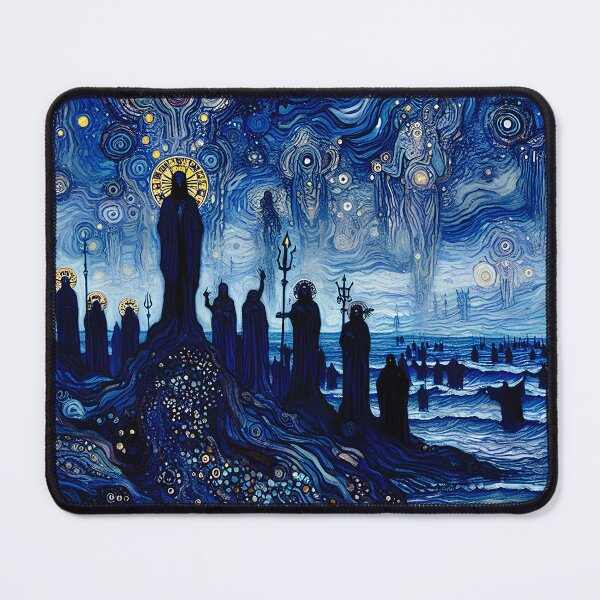 Item preview, Strangers on the Shoreline | Mystical Home Decor Inspiration designed and sold by Stoneflower-Art.