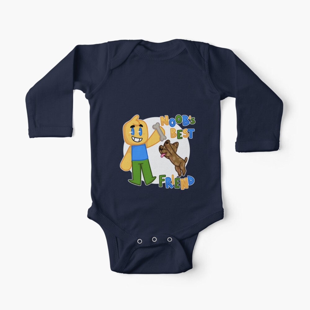 Roblox Noob With Dog Roblox Inspired T Shirt Baby One Piece By