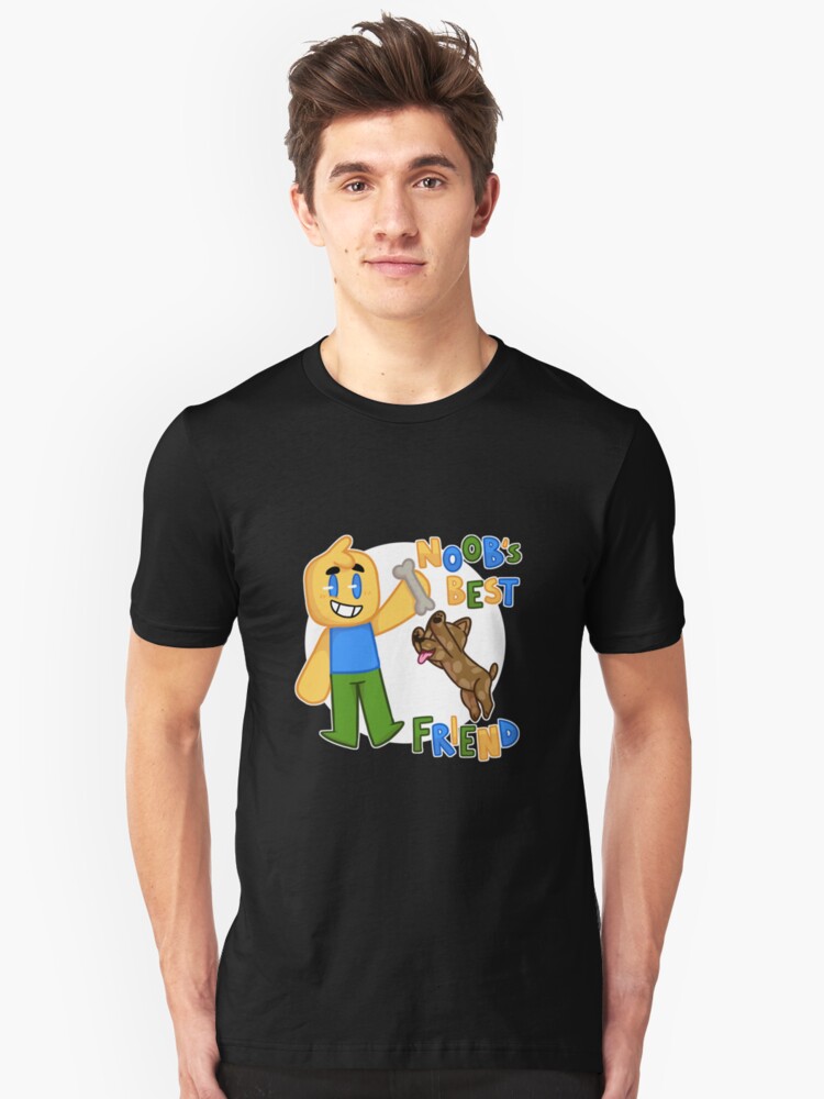 Noob S Best Friend Roblox Noob With Dog Roblox Inspired T Shirt T - noob s best friend roblox noob with dog roblox inspired t shirt t shirt by smoothnoob redbubble