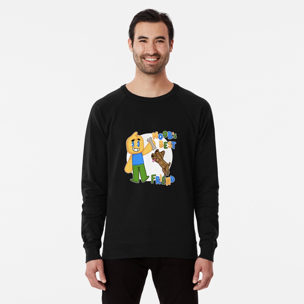 Roblox Noob With Dog Roblox Inspired T Shirt Lightweight - male roblox avatar noob