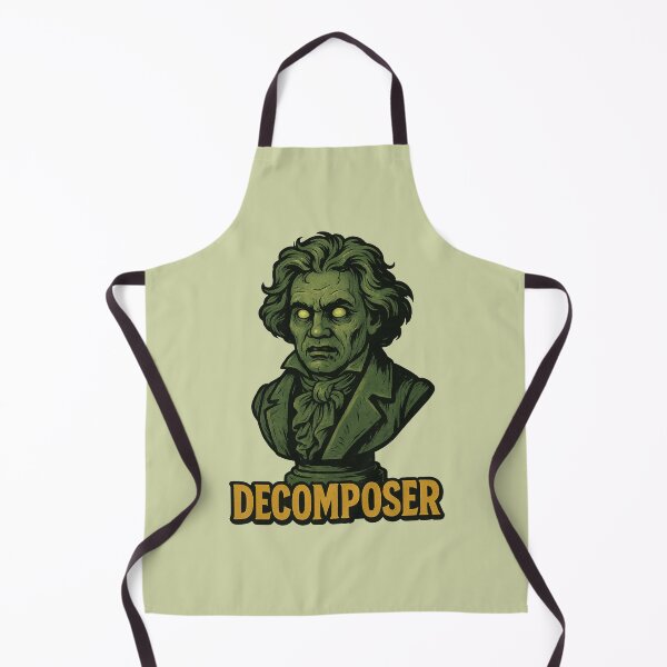 Item preview, Decomposer – Zombie Beethoven Bust designed and sold by hangmeart.