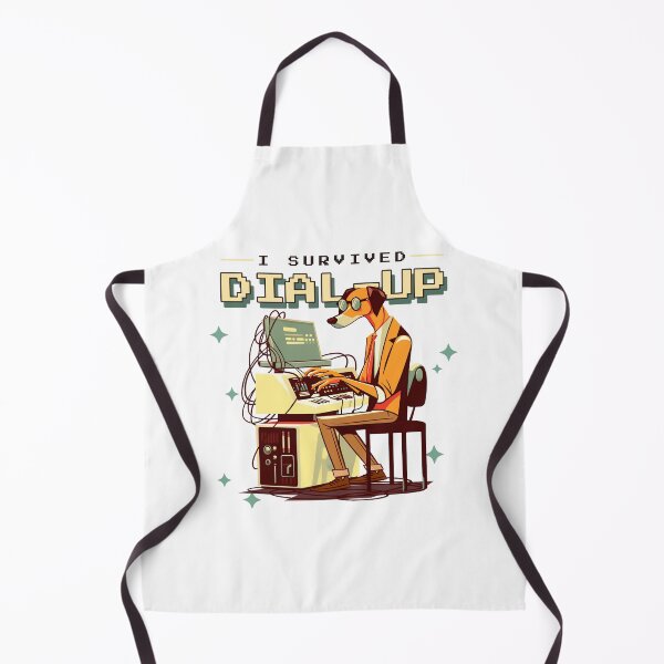 Item preview, I Survived Dial-Up – Retro Internet Warrior designed and sold by theRandomiseR.