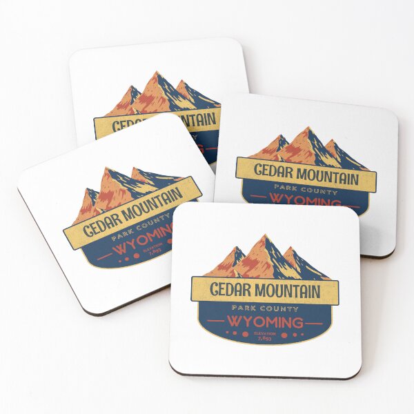 Item preview, Cedar Mountain, Park County, Wyoming, Mountain Design designed and sold by Wanderful-roads.
