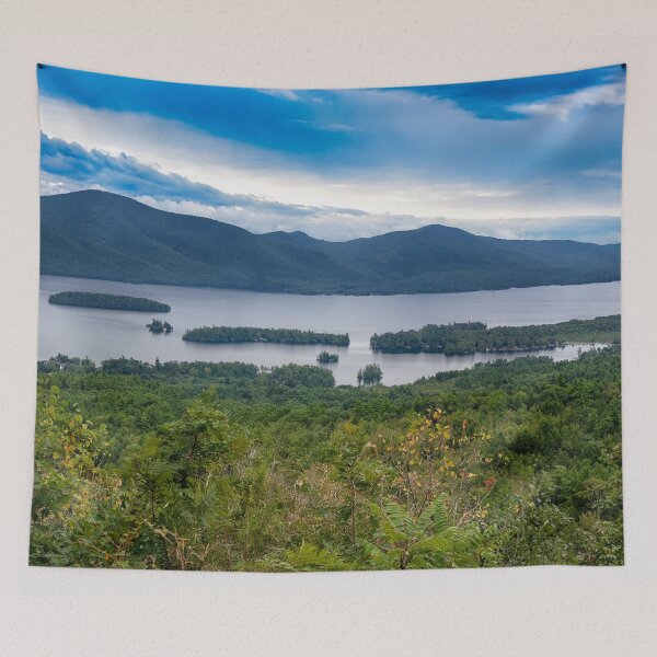 Item preview, Lake George From the Pinnacle Overlook designed and sold by Kathy Weaver.