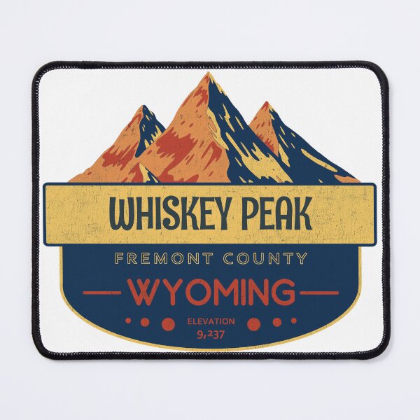 Item preview, Whiskey Peak, Fremont County, Wyoming, Mountain Design designed and sold by Wanderful-roads.