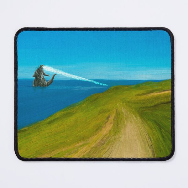 Item preview, The day Godzilla visitied Ilfracombe, North Devon - painting designed and sold by Love where you live.