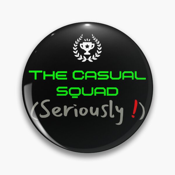 Item preview, The Casual Squad T-Shirt Funny Gamer Team Tee designed and sold by Just You Tee | Say It Loud, Wear It Proud.