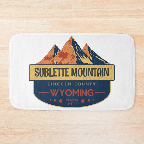 Item preview, Sublette Mountain, Lincoln County, Wyoming, Mountain Design designed and sold by Wanderful-roads.