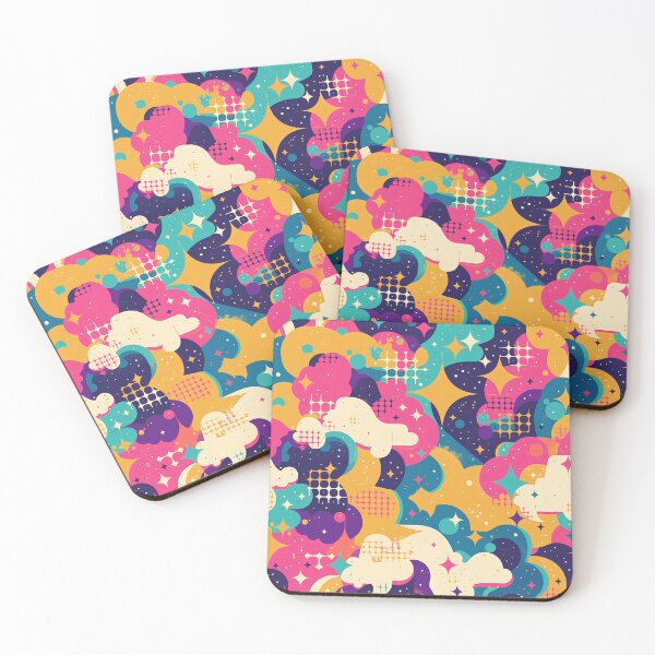 Item preview, Vibrant Neon Night Sky Pattern designed and sold by Windy-market.