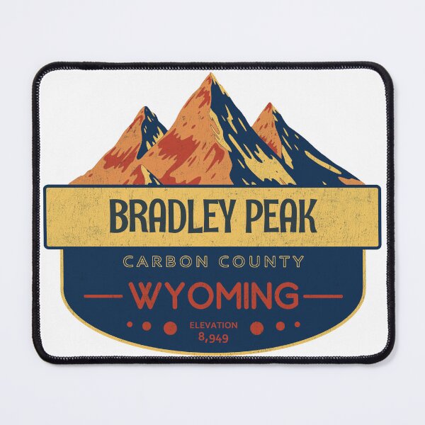 Item preview, Bradley Peak, Carbon County, Wyoming, Mountain Design designed and sold by Wanderful-roads.