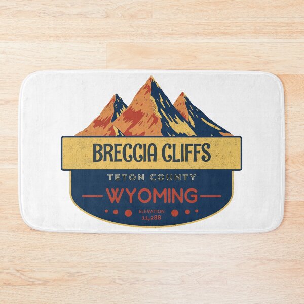 Item preview, Breccia Cliffs, Teton County, Wyoming, Mountain Design designed and sold by Wanderful-roads.
