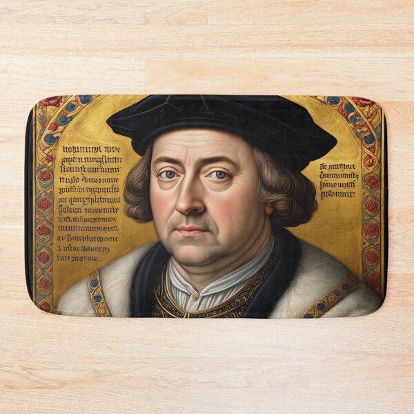 Item preview, Thomas Cromwell vintage Tudor Henry VIII advisor portrait art painting designed and sold by Vintage Designs +.