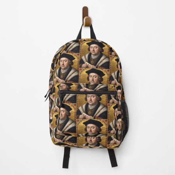 Item preview, Thomas Cromwell vintage Tudor Henry VIII advisor portrait art painting designed and sold by Vintage Designs +.
