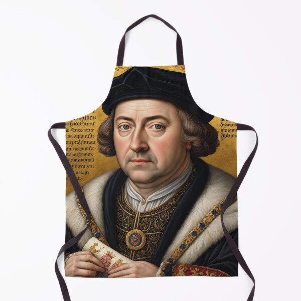 Item preview, Thomas Cromwell vintage Tudor Henry VIII advisor portrait art painting designed and sold by Vintage Designs +.