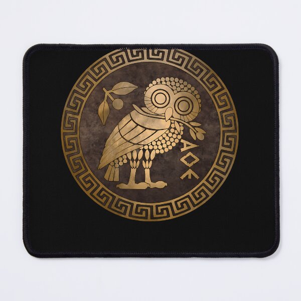Item preview, Athens Ancient Greece Athenian Owl Symbol Of Goddess Athena 1940 designed and sold by DouglaKoier.
