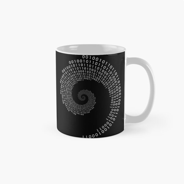 Artikelvorschau, Binäre Fibonacci-Folge-Spirale. entworfen und verkauft von IronHansen88.