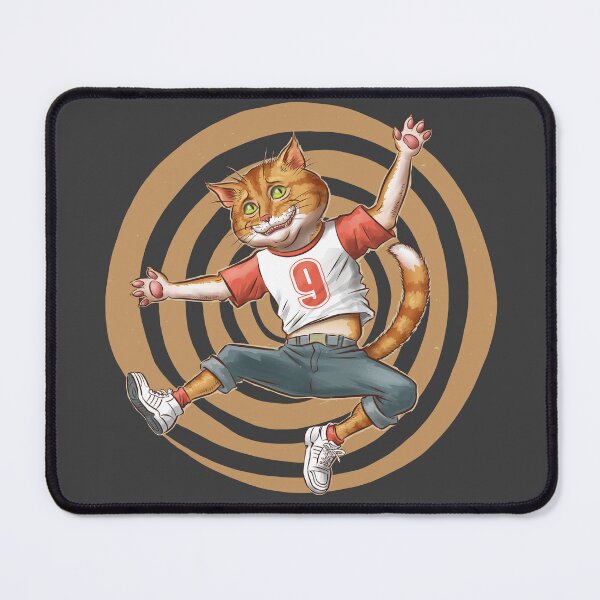 Item preview, Jumping Cat #9 Cartoon Design designed and sold by Inky-Vibe.
